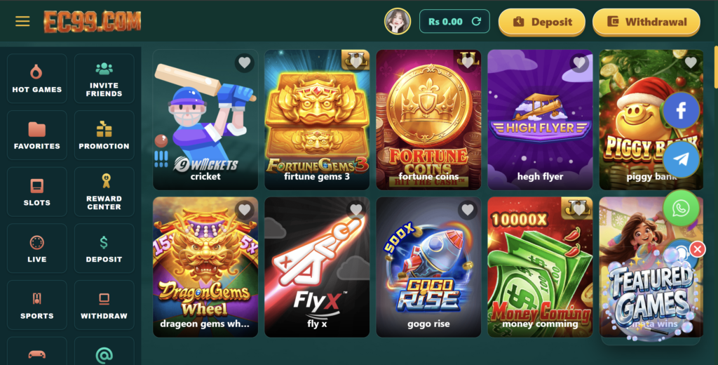 EC99 Game APK 2026: Pakistan's Quickly Expanding Real-Money Gaming Platform 2 ec99 game