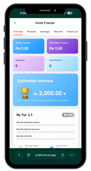 EC99 Game APK 2026: Pakistan's Quickly Expanding Real-Money Gaming Platform 13 home page 10 2