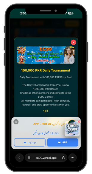 EC99 Game APK 2026: Pakistan's Quickly Expanding Real-Money Gaming Platform 8 home page 5 2