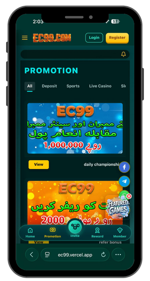 EC99 Game APK 2026: Pakistan's Quickly Expanding Real-Money Gaming Platform 10 home page 7 2